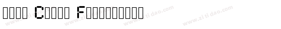101! Clock Face字体转换